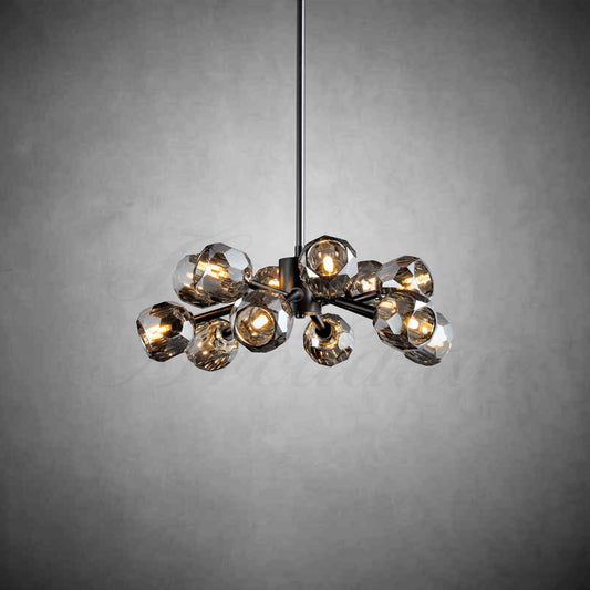 xinyue Bola De Crystal Round Chandelier 24"