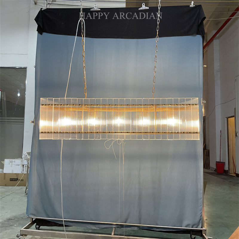 xinyue Lighting Damian Linear Luxury Chandelier L54″