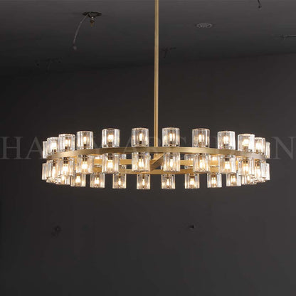 xinyue Lighting Harrison Round Chandelier 36″, 36-Lights