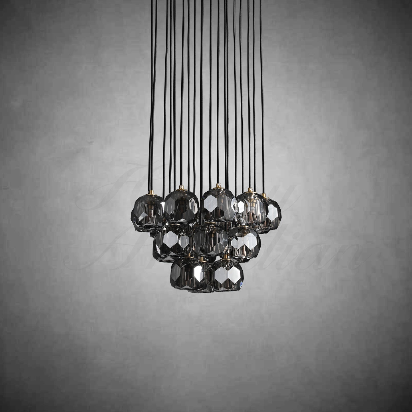 xinyue Bola De Crystal Round Cluster Chandelier 30" 40''