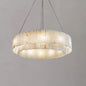 Arlene Alabaster 2-Tier Round Chandelier Lighting