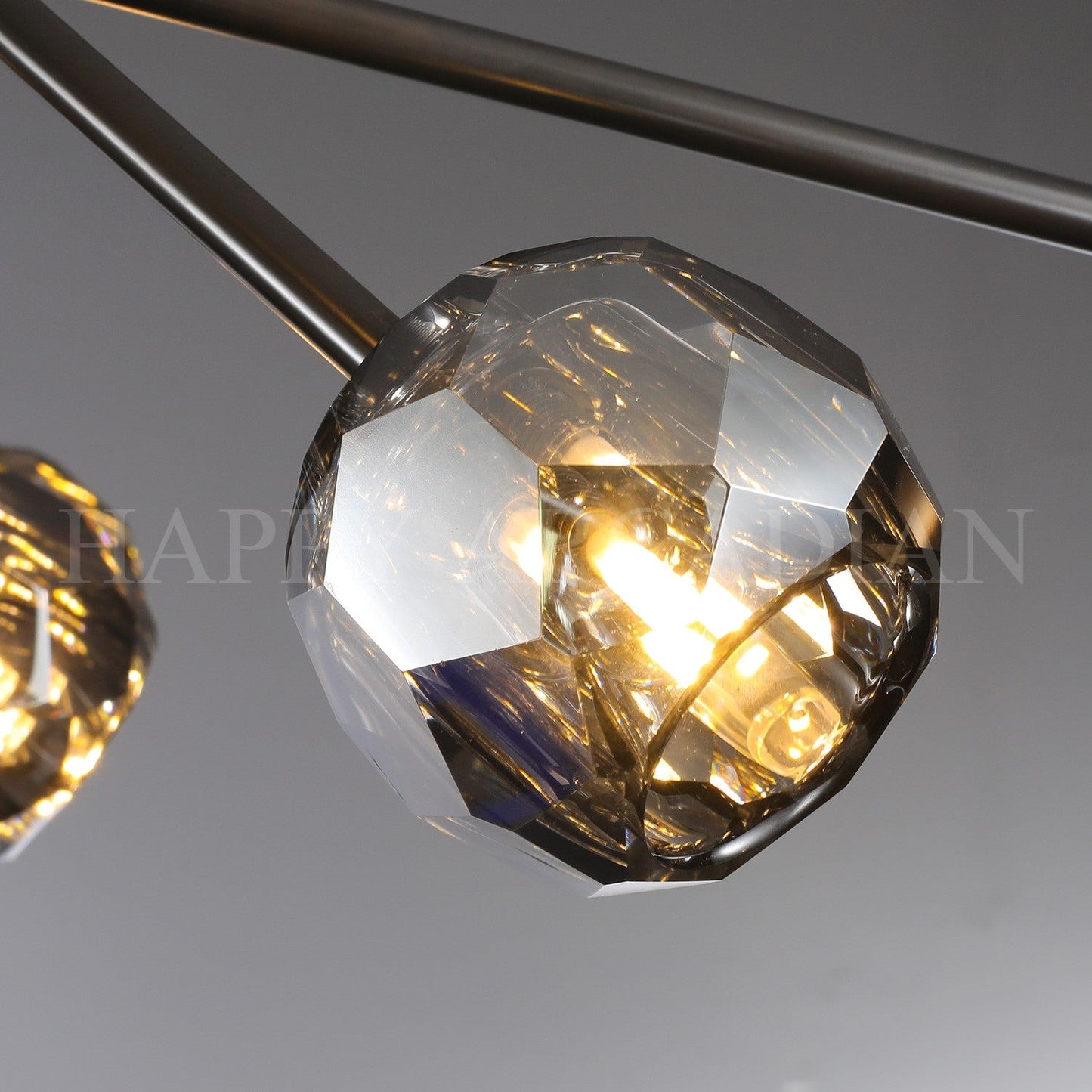 xinyue Lighting  De Smoke Crystal Round Chandelier 60"