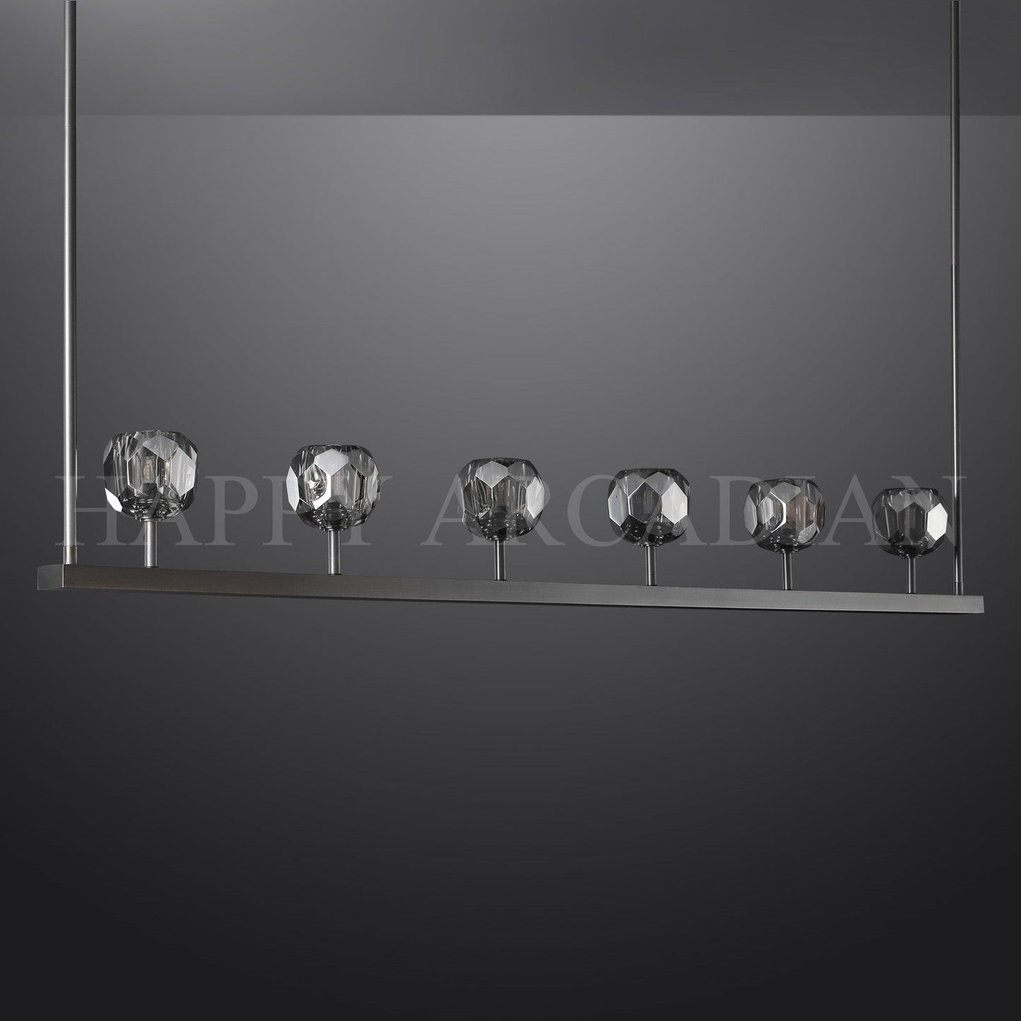 xinyue Lighting Bola De Modern Cristal Crystal Linear Chandelier 60"