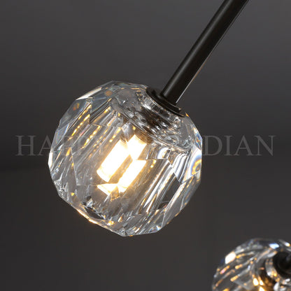 xinyue Bola De Crystal Round Chandelier 24"