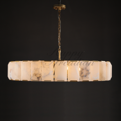xinyue Calcite Round Chandelier