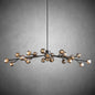 xinyue Lighting  De Smoke Crystal Round Chandelier 60"
