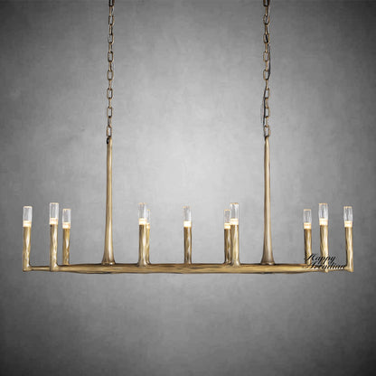 Briony Forged Linear Chandelier 54"72''96''