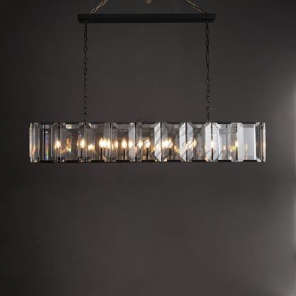 xinyue Lighting Crystal Rectangular Chandelier