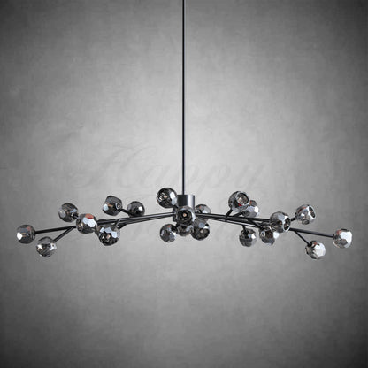 xinyue Lighting  Bola De Clear Crystal Round Chandelier 72"