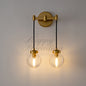 Patricia Modern Glass 2 Light Wall Sonce