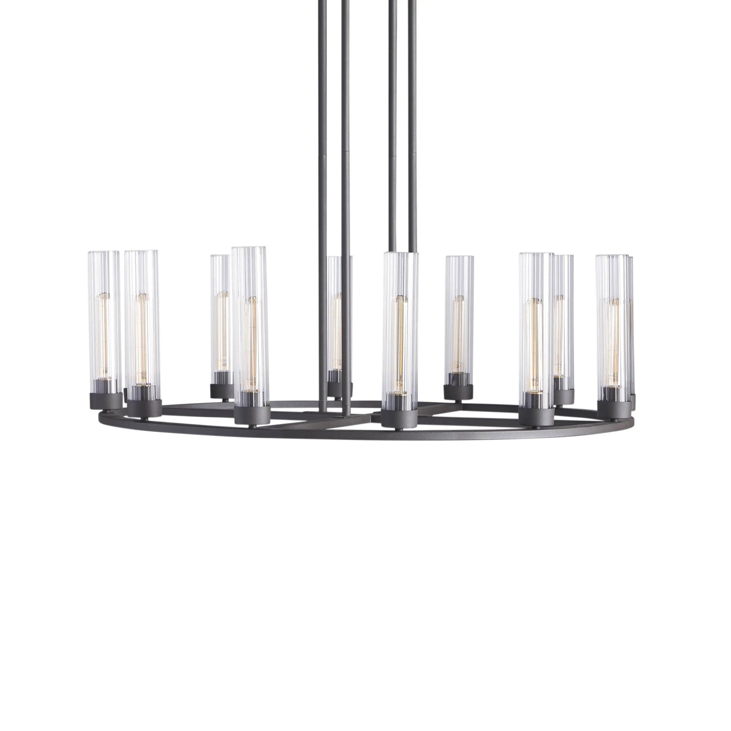 Andreas Round Glass Chandelier 30"W 40"W