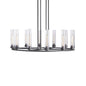 Andreas Round Glass Chandelier 30"W 40"W