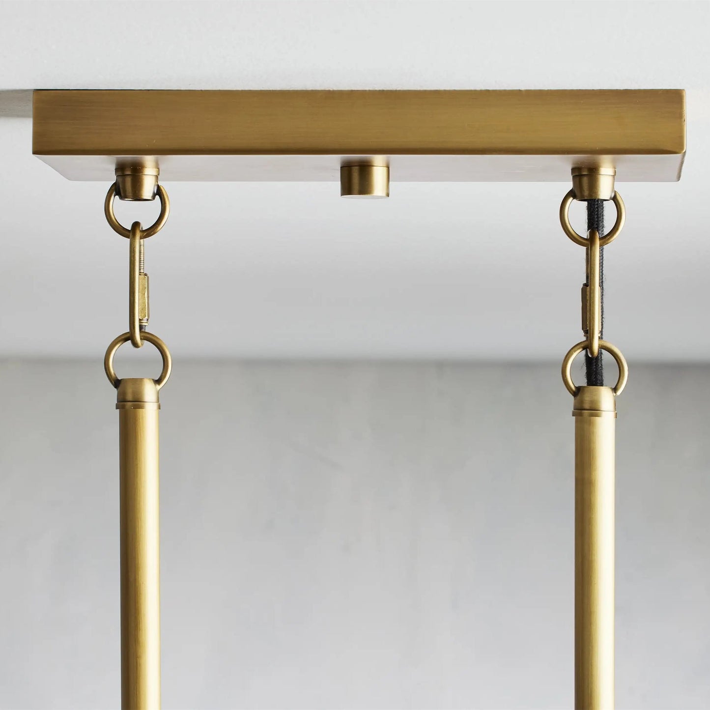 Andreas Glass Linear Chandelier Lighting