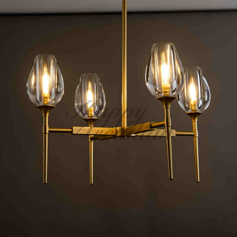 Harper Tulpe Series Round Chanelier Lighting