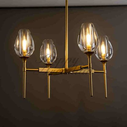 Harper Tulpe Series Round Chanelier Lighting