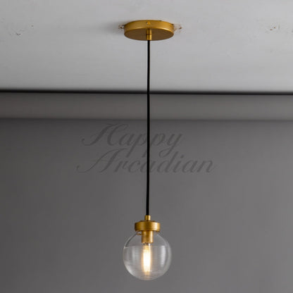 Patricia Glass Modern Kitchen Island  Pendant Lamp