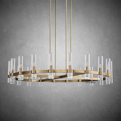 xinyue Lighting Rebecca Round Chandelier 60″, 20-Lights
