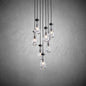 xinyue Lighting  Raindrop Glass Round Chandelier 18"