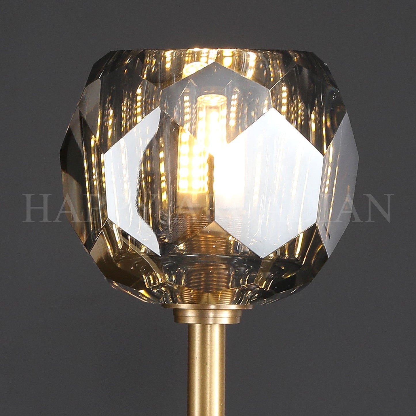 xinyue Lighting Bola De Modern Cristal Crystal Linear Chandelier 60"
