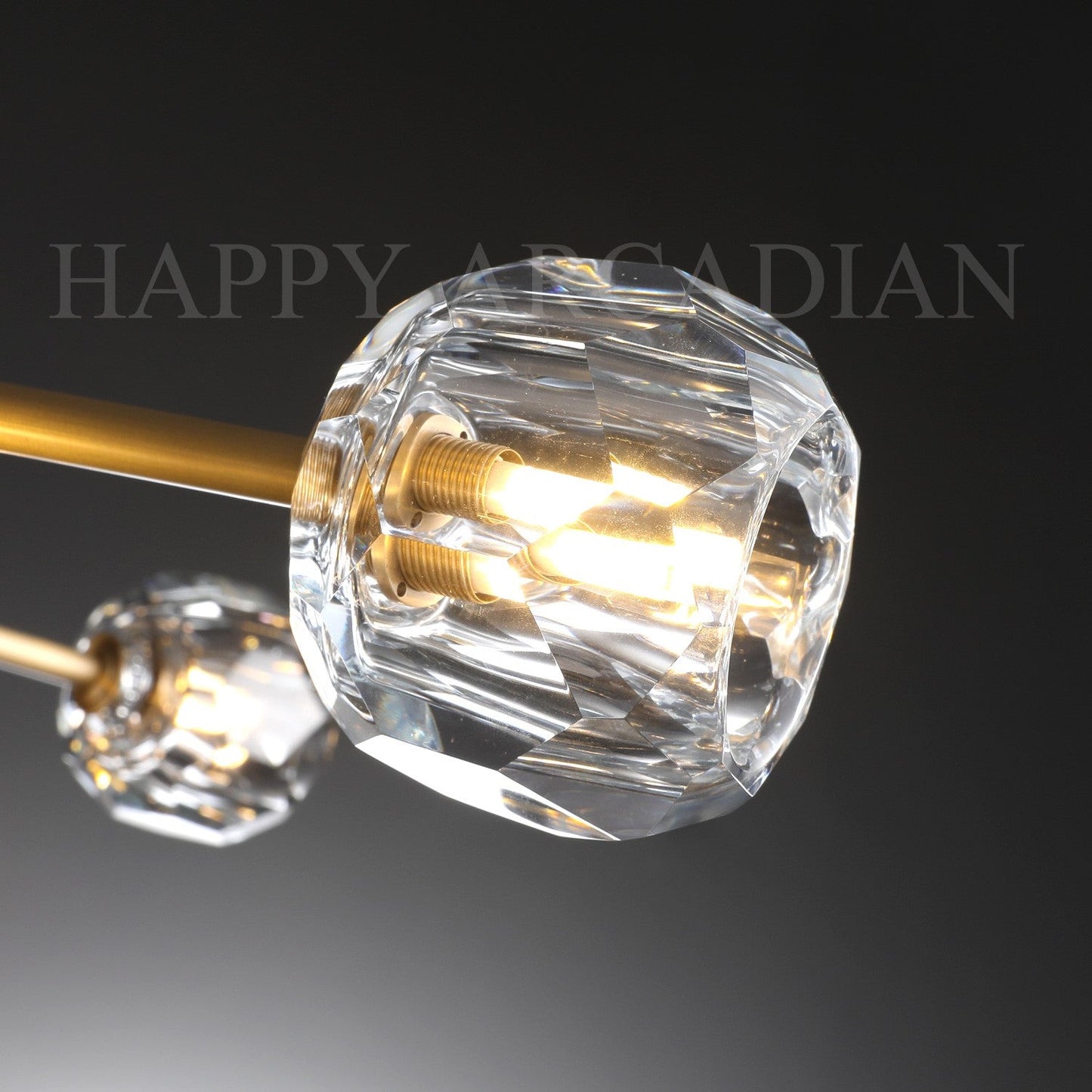 xinyue Lighting Bola De Clear Crystal Round Chandelier 60"