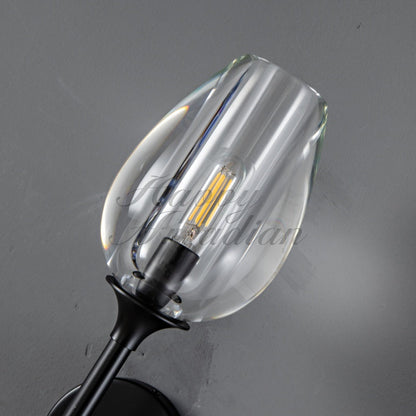 Harper Tulpe Modern Glass Wall Sconce