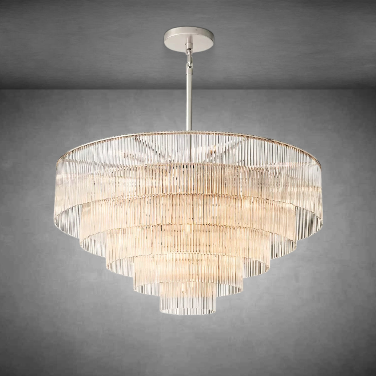 XINYUE Amadeo Round Chandelier 50" For Living Room