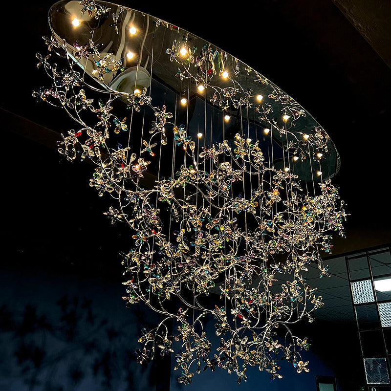 Modern Crystal Branch Chandelier Luxury Home Lighting