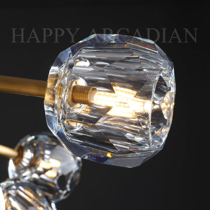 xinyue Lighting  bola De Crystal Ball Round Chandelier 36"