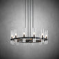 xinyue Lighting Rebecca Round Chandelier 36″, 12-Lights