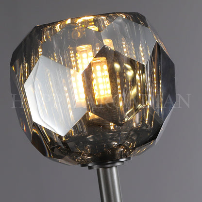 xinyue Lighting Bola De Modern Cristal Crystal Linear Chandelier 60"