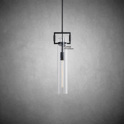 Machinist Glass Cylinder Pendant