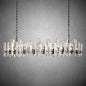 Boniton Prism Linear Chandelier 72"，28-Lights