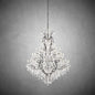 XINYUE Rococo Iron & Crystal Round Chandelier 60"