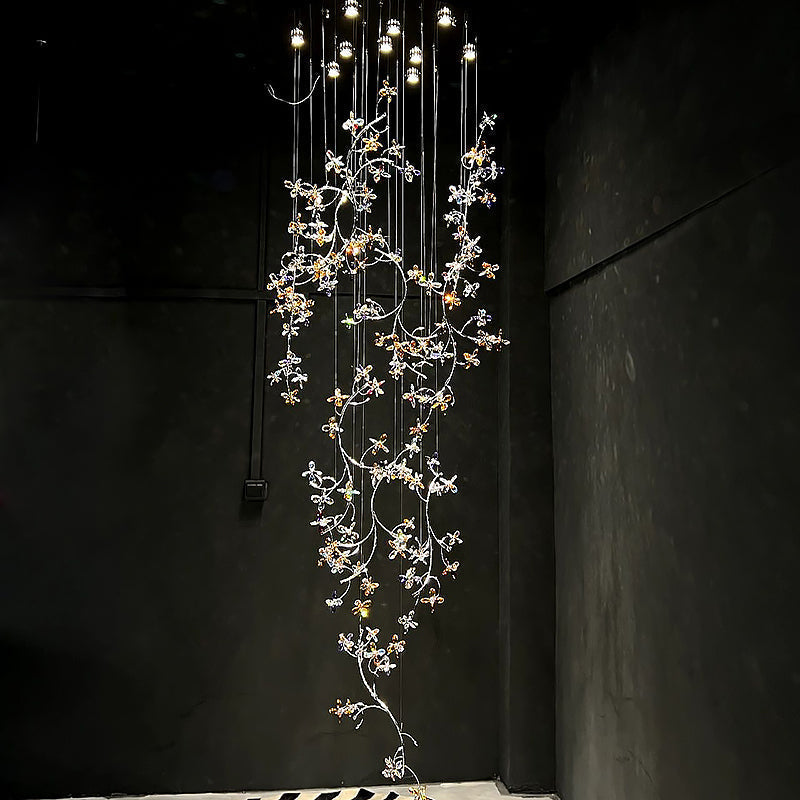 Modern Crystal Branch Chandelier Luxury Home Lighting