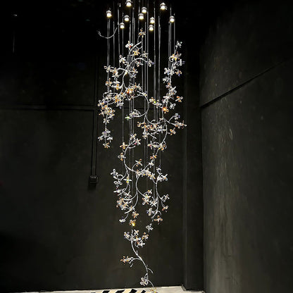 Modern Crystal Branch Chandelier Luxury Home Lighting