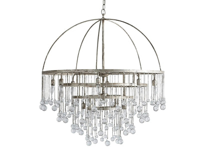 Aubrey Crystal Ball 4 Tier Chandelier