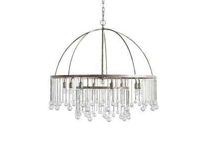 Crystal Ball Aubrey Round Chandelier 5 Light / 8 Light