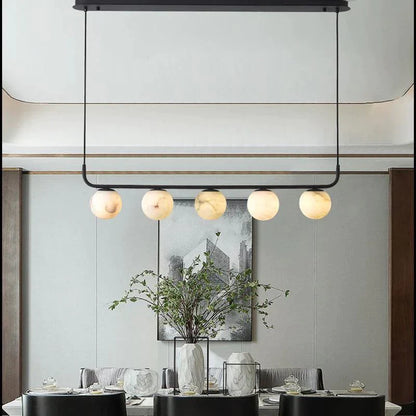 Alabaster Global Kitchen Island Pendant
