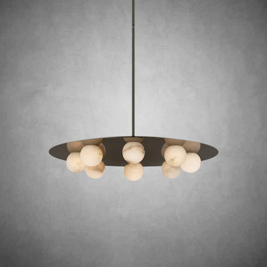 Alabaster Kelly Wearstler Pertica 24" Chandelier