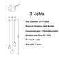 Queenie Alabaster Long Staircase Pendant Light