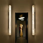 Julian Alabaster Round Tube Wall Sconce