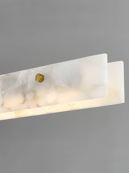 Alabaster LED Modern Linear Pendant Light