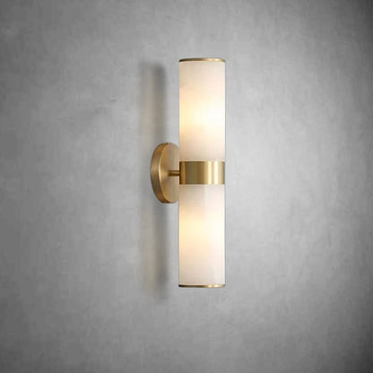 Althea Modern Sutton Linear Alabaster Wall Sconce, Wall Lamp For Living Room, Bathroom