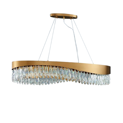 Arian Oval Crystal Chandelier
