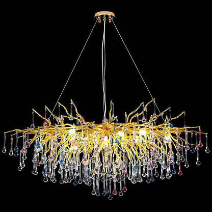 Doris Crystal Branch Chandelier