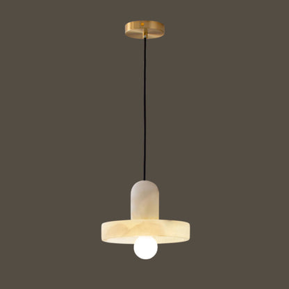 Kamilla  Alabaster Kitchen Island Pendant Lamp