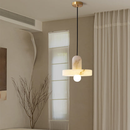 Kamilla  Alabaster Kitchen Island Pendant Lamp