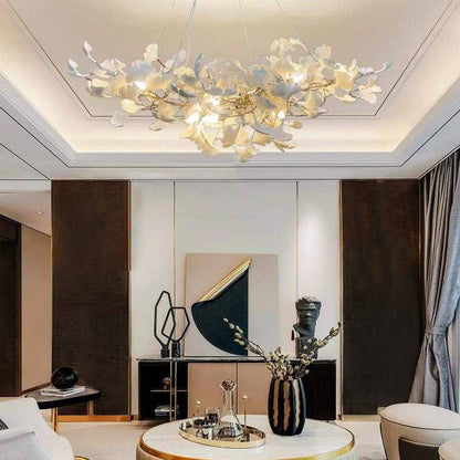 Ceramic Ginkgo Ceramic Chandelier