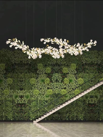 Ceramic Ginkgo Ceramic Chandelier