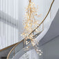 Gliss Ginkgo Staircase Long Branch Chandelier